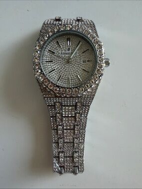 Audemars Piguet Royal Oak Style Iced Out Watch